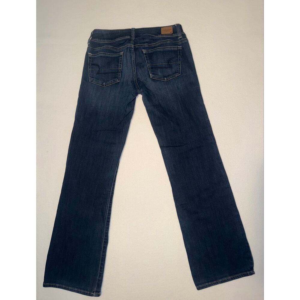 American Eagle women’s stretch slim boot blue jeans - Picture 10 of 13